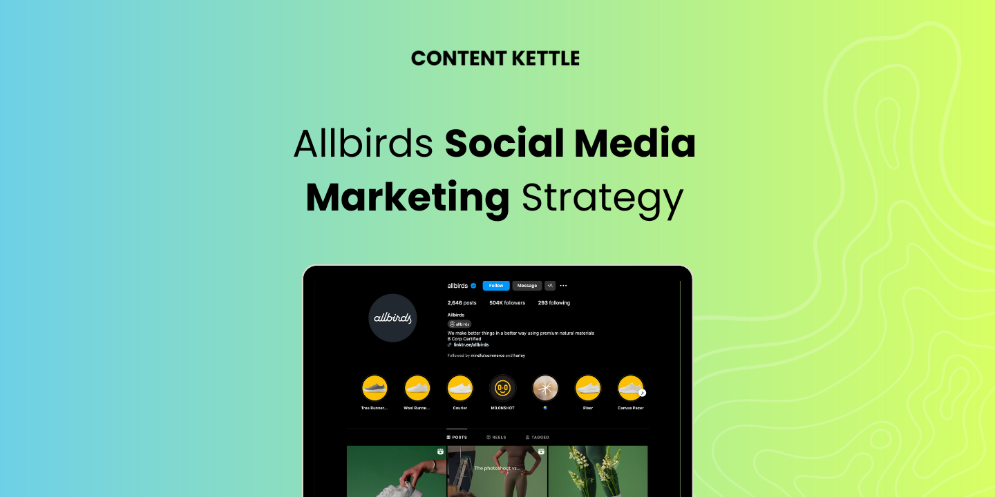 allbirds social media marketing strategy