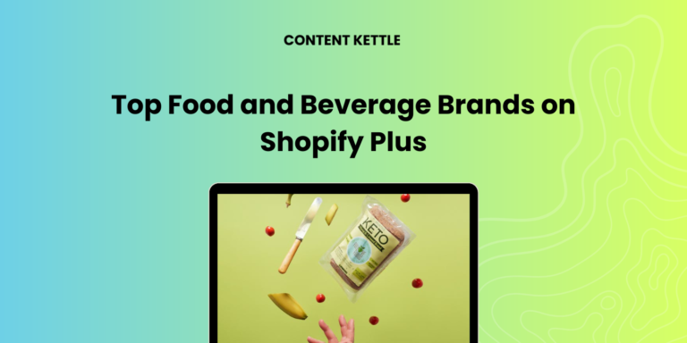 Top Food and Beverage Brands on Shopify Plus (2025)