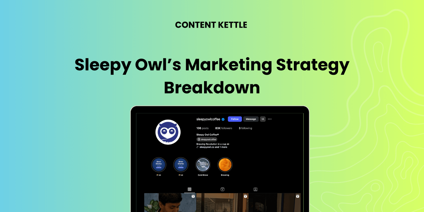 sleepy owl marketing strategy